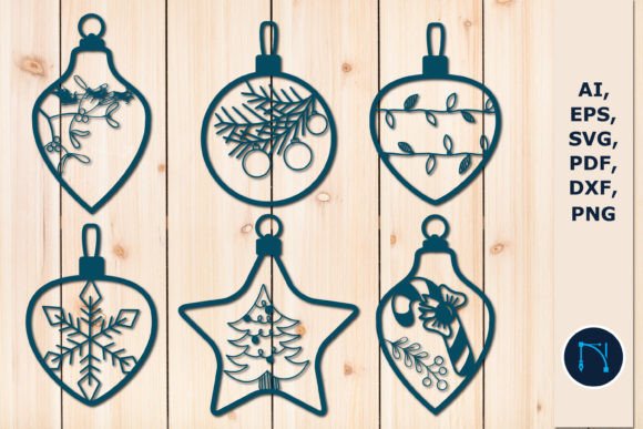 Download Paper Cut Christmas Bauble SVG Bundle - Paper cut Collection