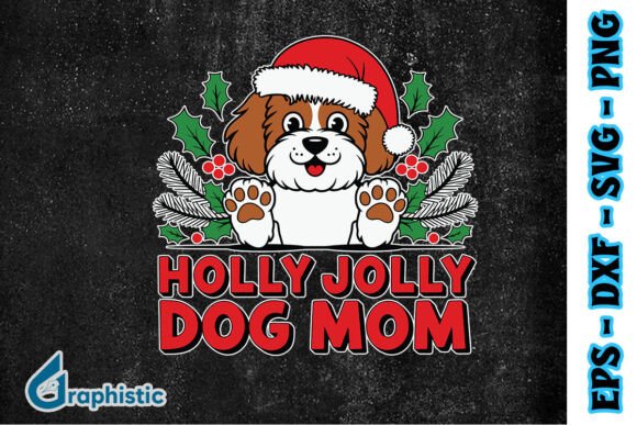 Download Holly Jolly Dog Mom Groovy Christmas SVG - Groovy christmas svg Collection
