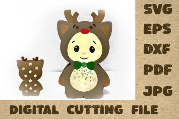 Download Cat Christmas Lantern Paper Cut SVG DXF - Paper cut Collection