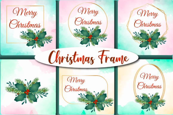 Download Christmas Flower Frame Collection - Premium Resources