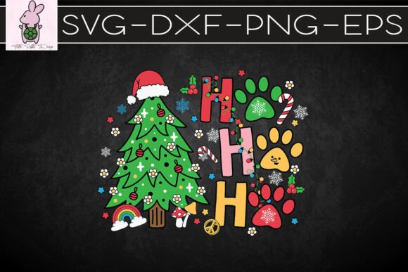 Download Retro Hund Hohoho Groovy Christmas SVG - Premium Resources